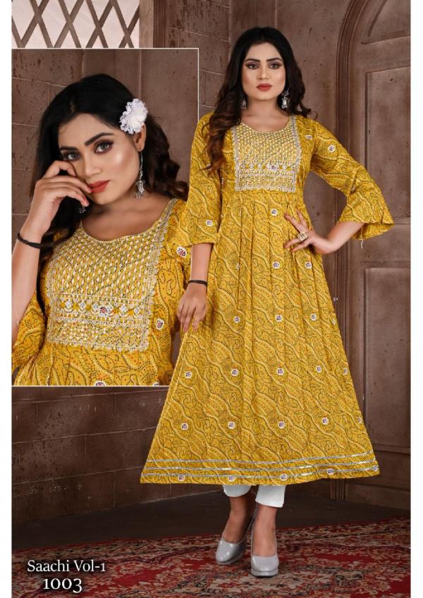 Beauty Saachi Vol 1 Rayon Designer Exclusive Kurti collection